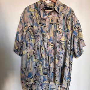 Mens silk shirt - vintage